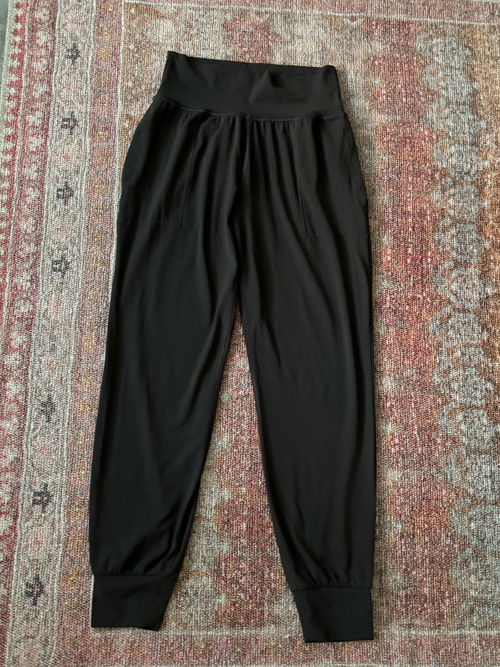 Athleta Black High-Waist Jogger Pants